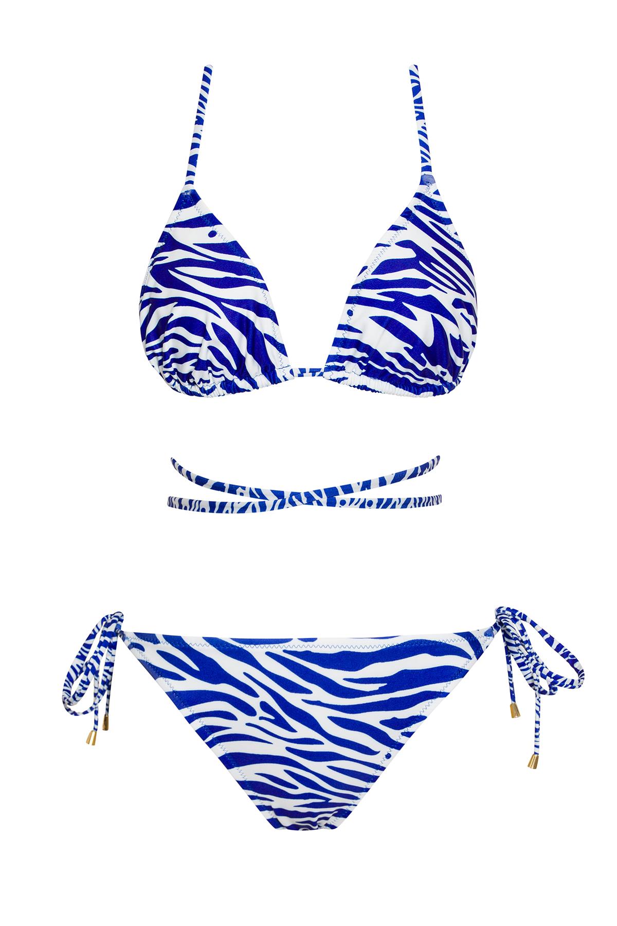 Brezilya Üçgen İpli Bikini Takım 2 