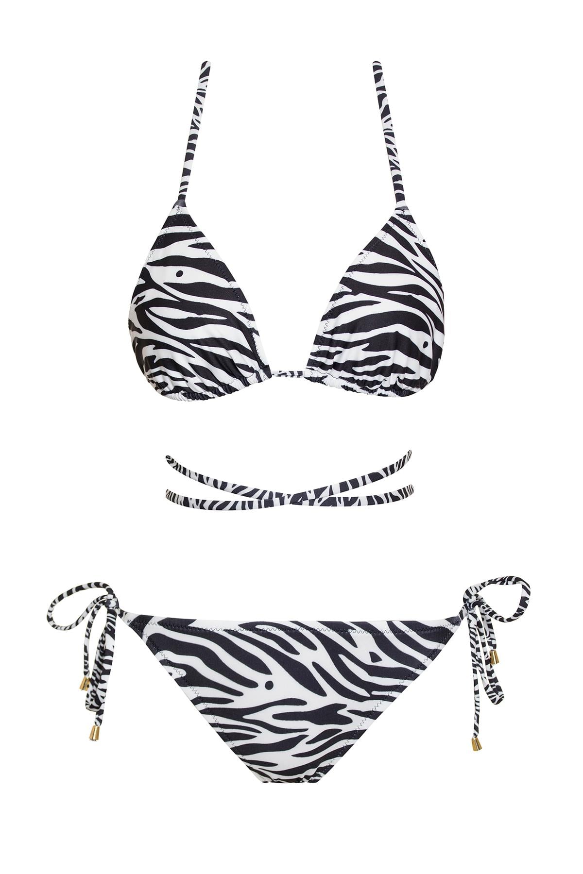 Brezilya Üçgen İpli Bikini Takım 2 