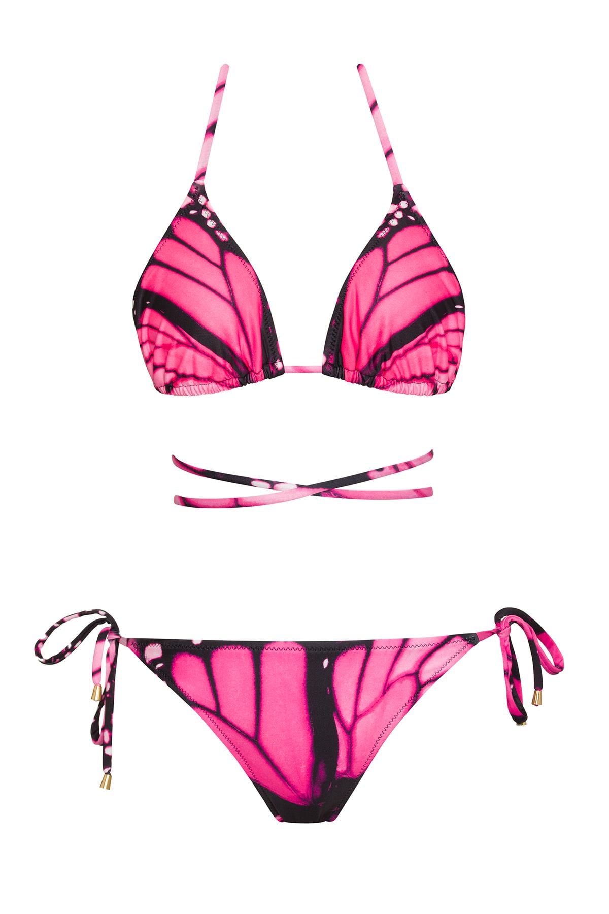 Brezilya Üçgen İpli Bikini Takım 2 