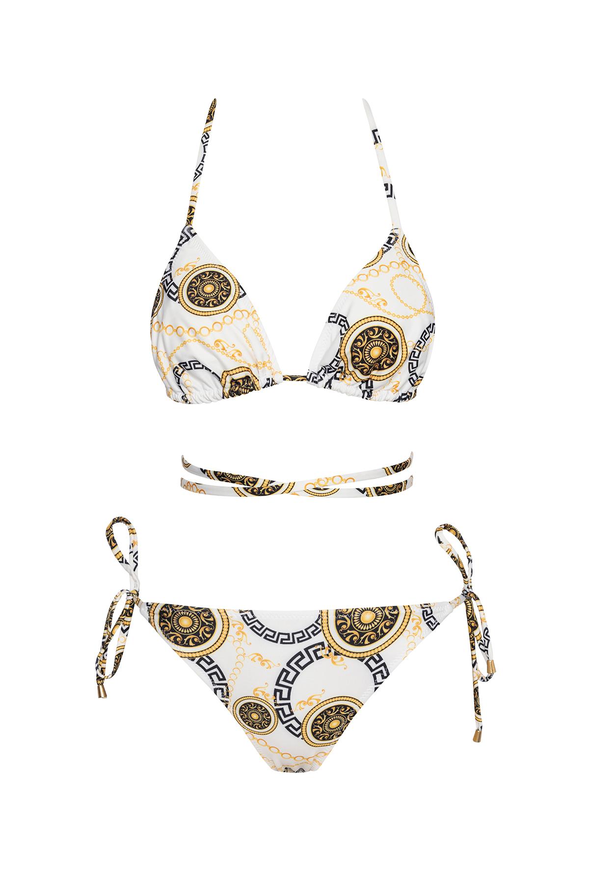 Brezilya Üçgen İpli Bikini Takım 2 
