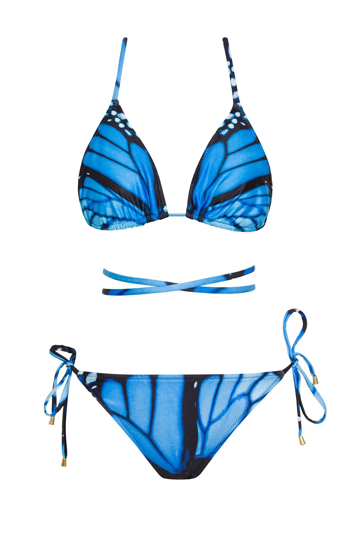 Brezilya Üçgen İpli Bikini Takım 2 