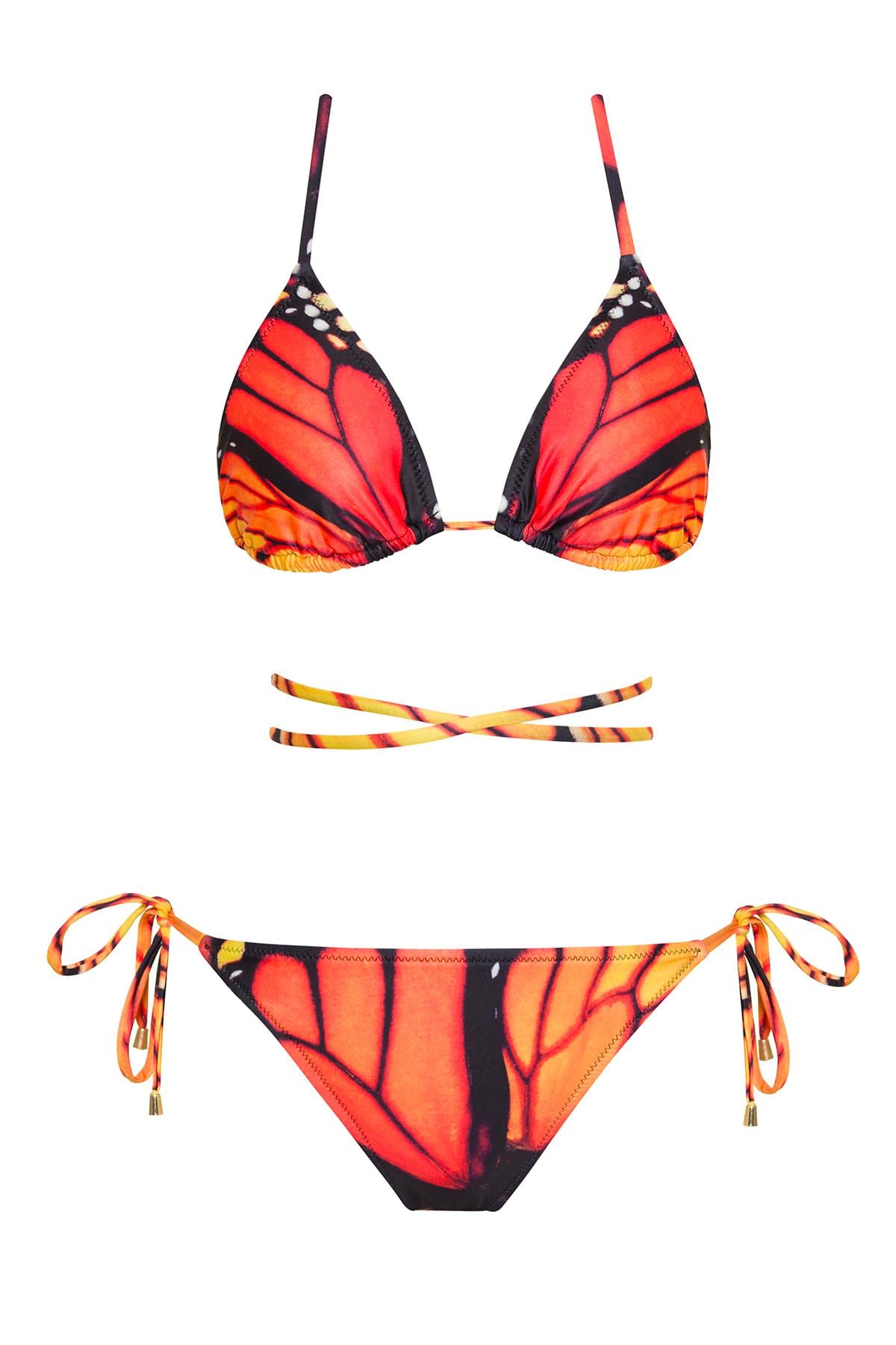 Brezilya Üçgen İpli Bikini Takım 2 