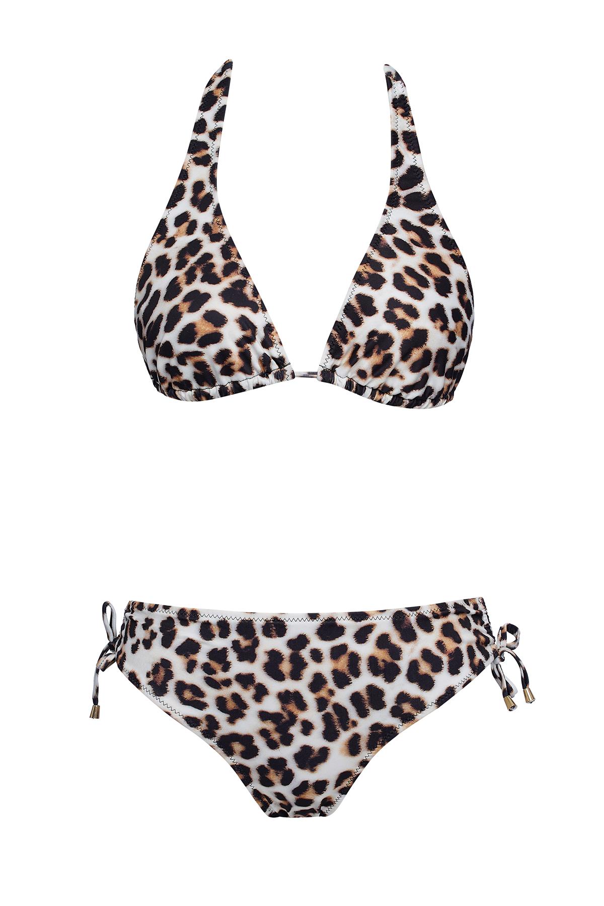 Kalın Askılı Üçgen Bikini Takım 