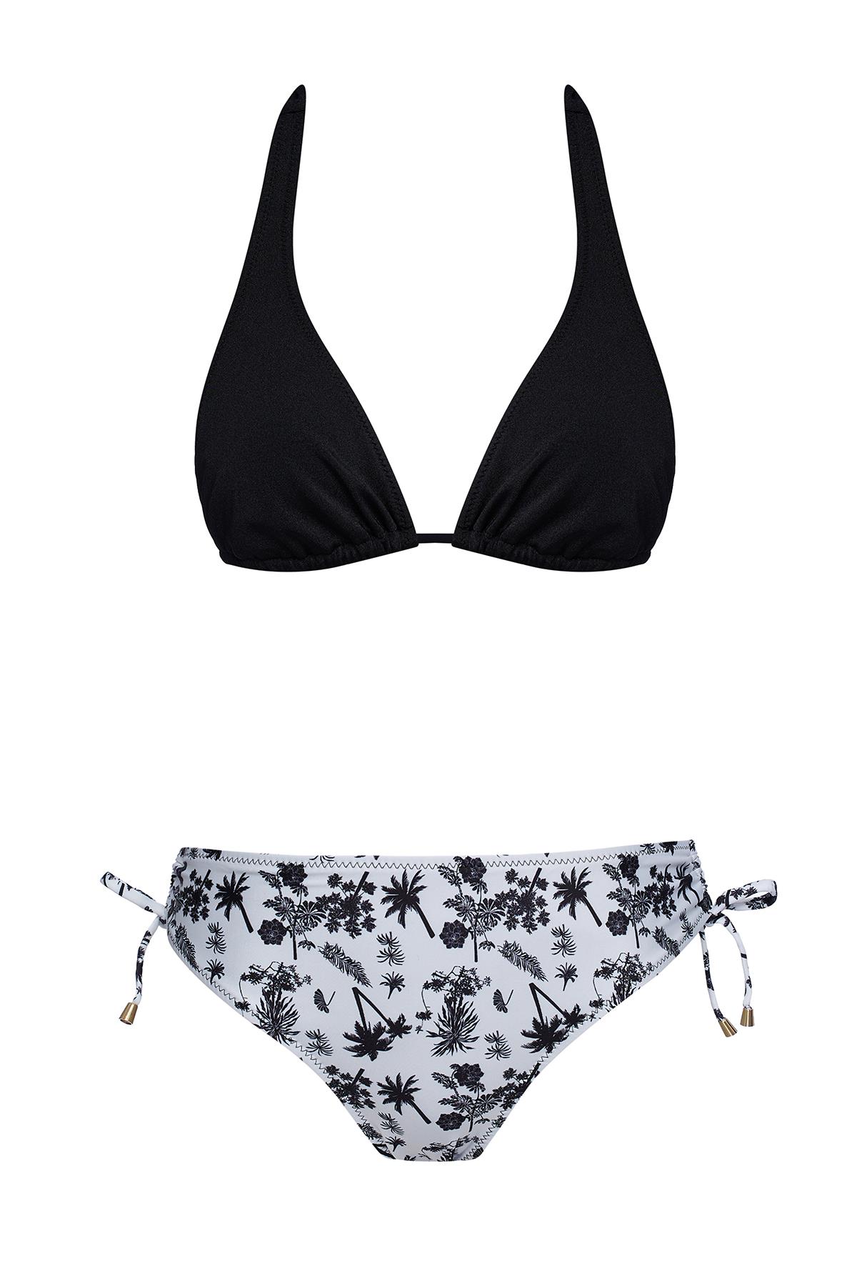 Kalın Askılı Üçgen Bikini Takım 