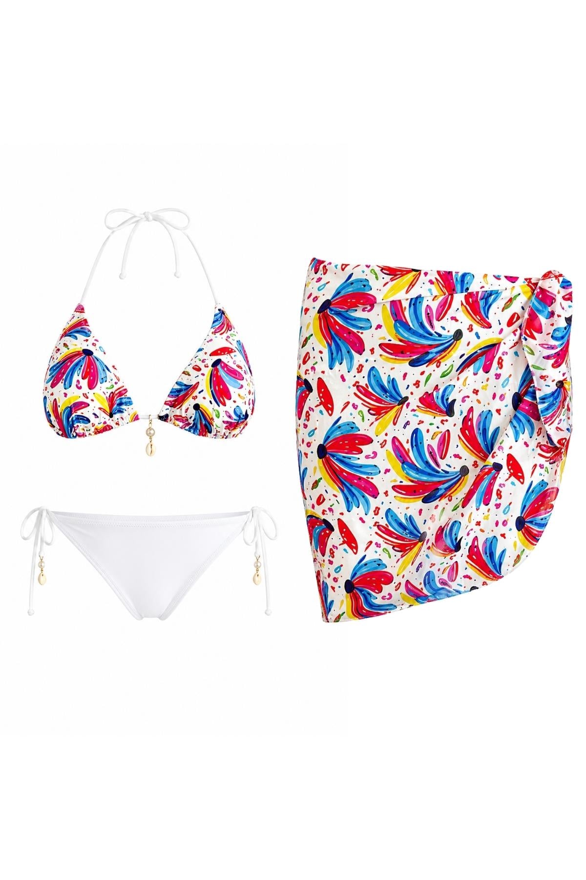 Kısa Pareolu Brezilyan Bikini Takım 