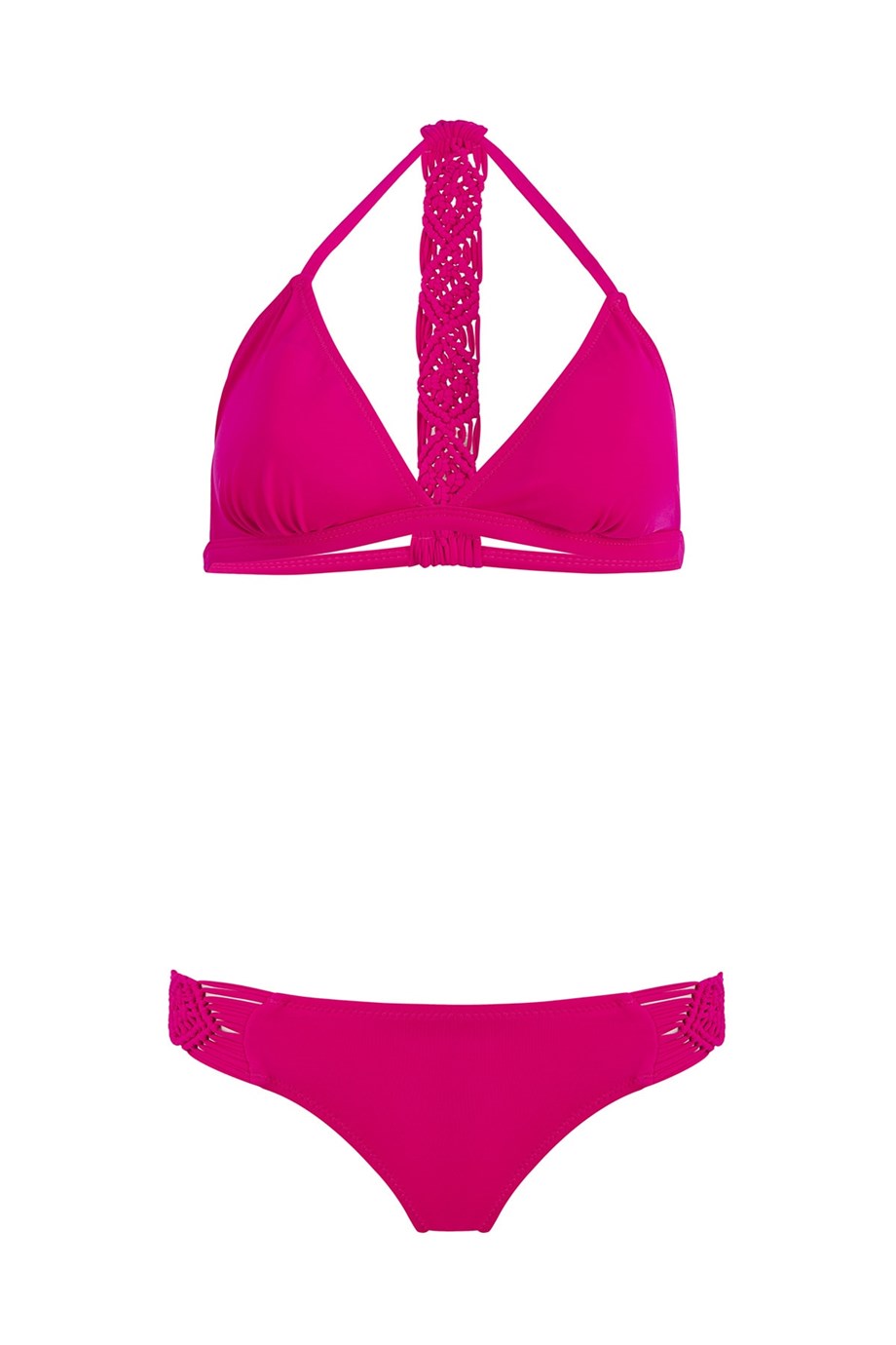 Makrameli Üçgen Bikini Takım
