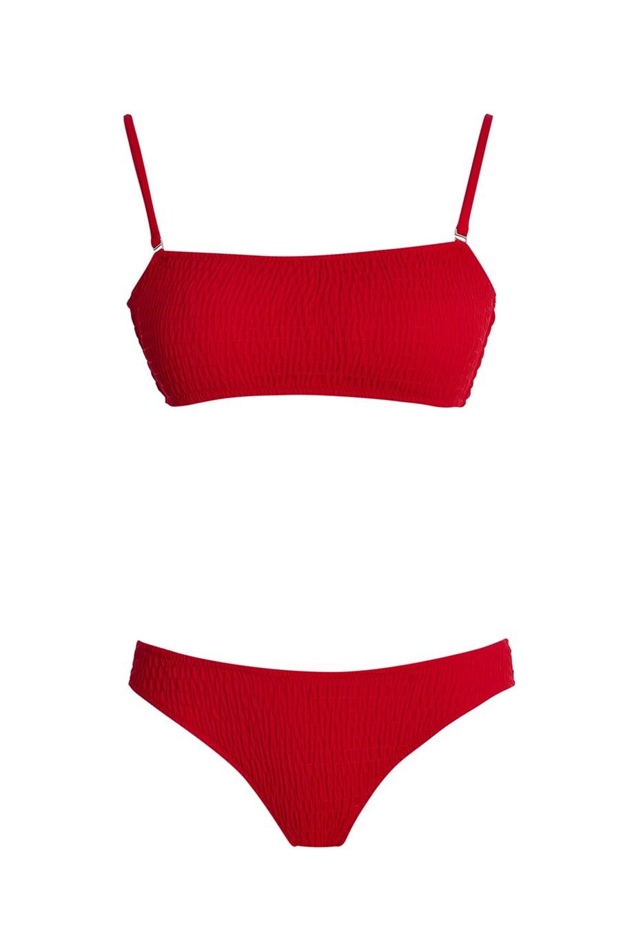 Nervürlü Bikini Takım