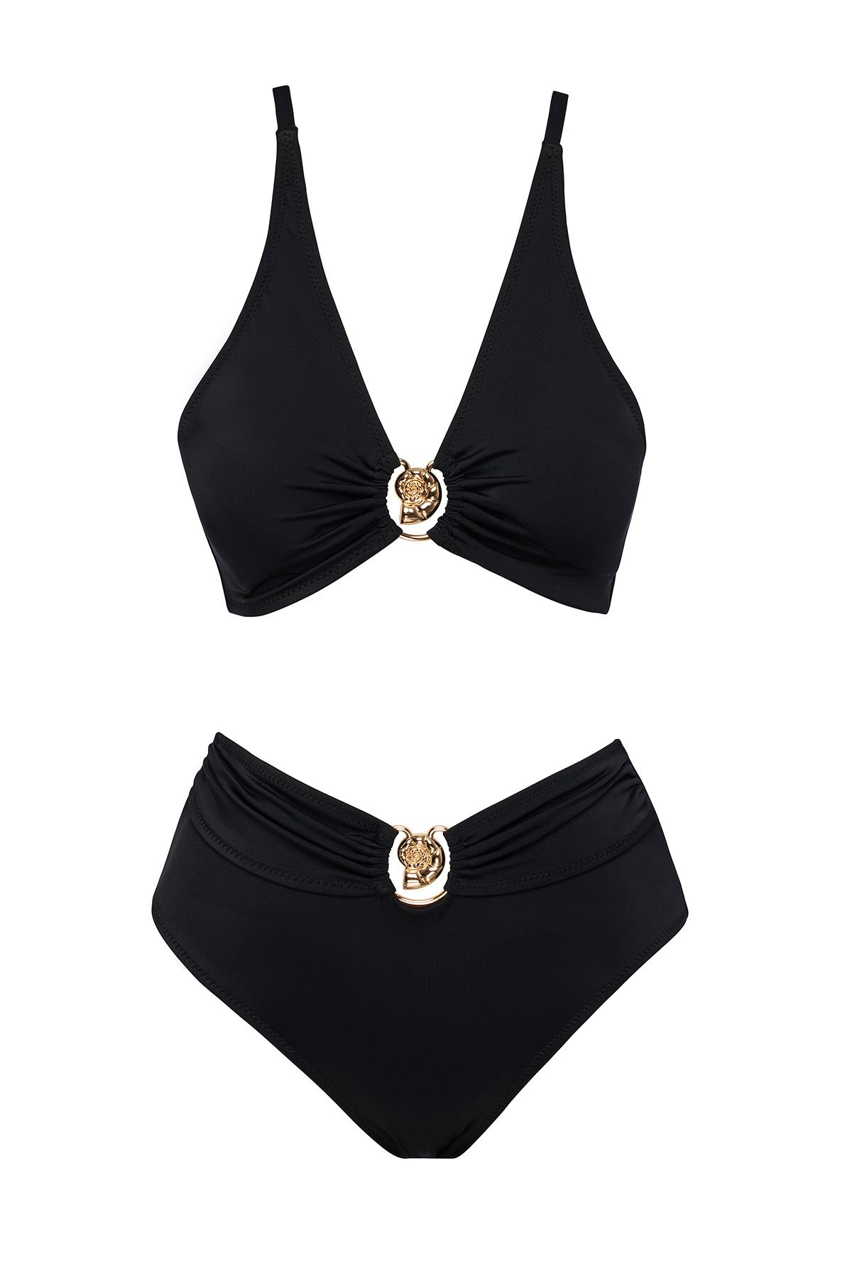 Özel Tasarım Yüksek Bel Bikini Takım 