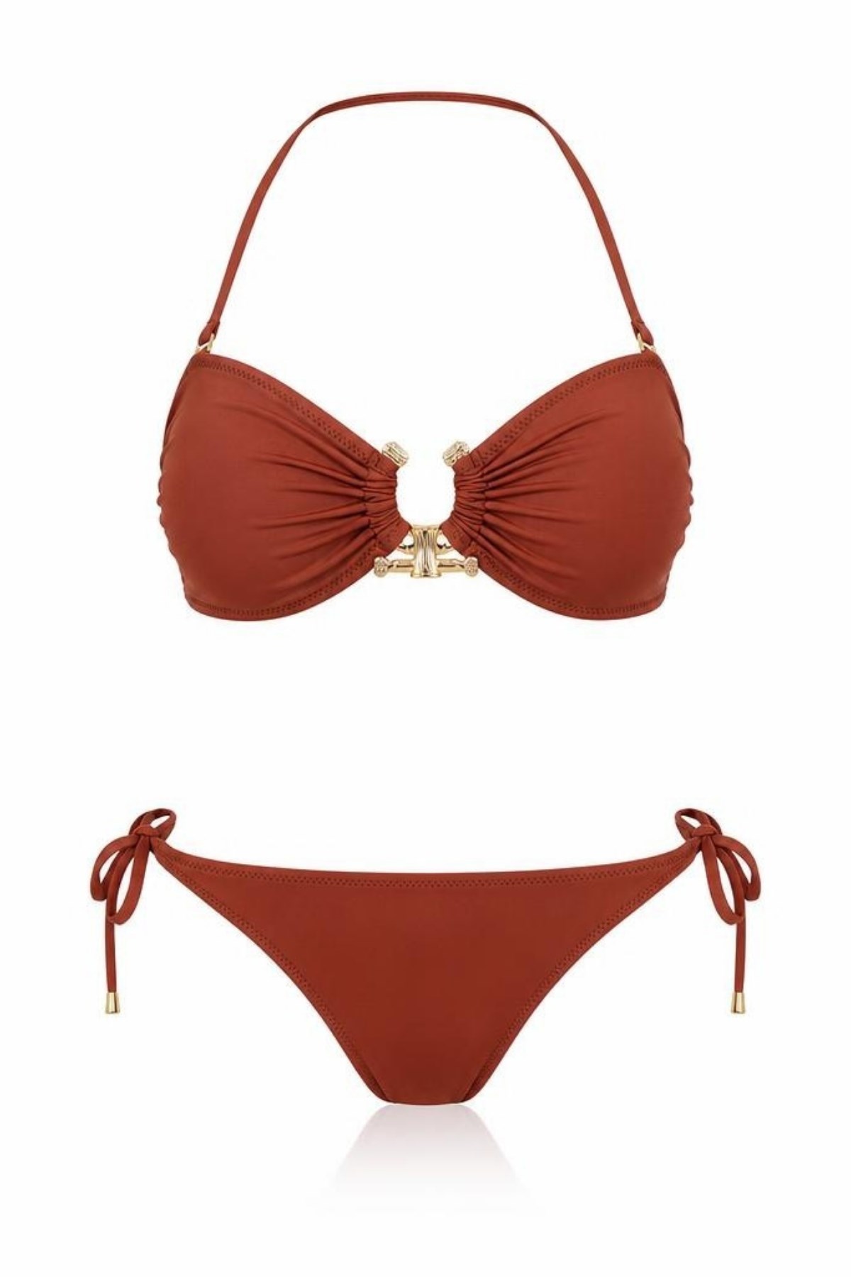 Straplez Aksesuar Brezilya Bikini Takım 