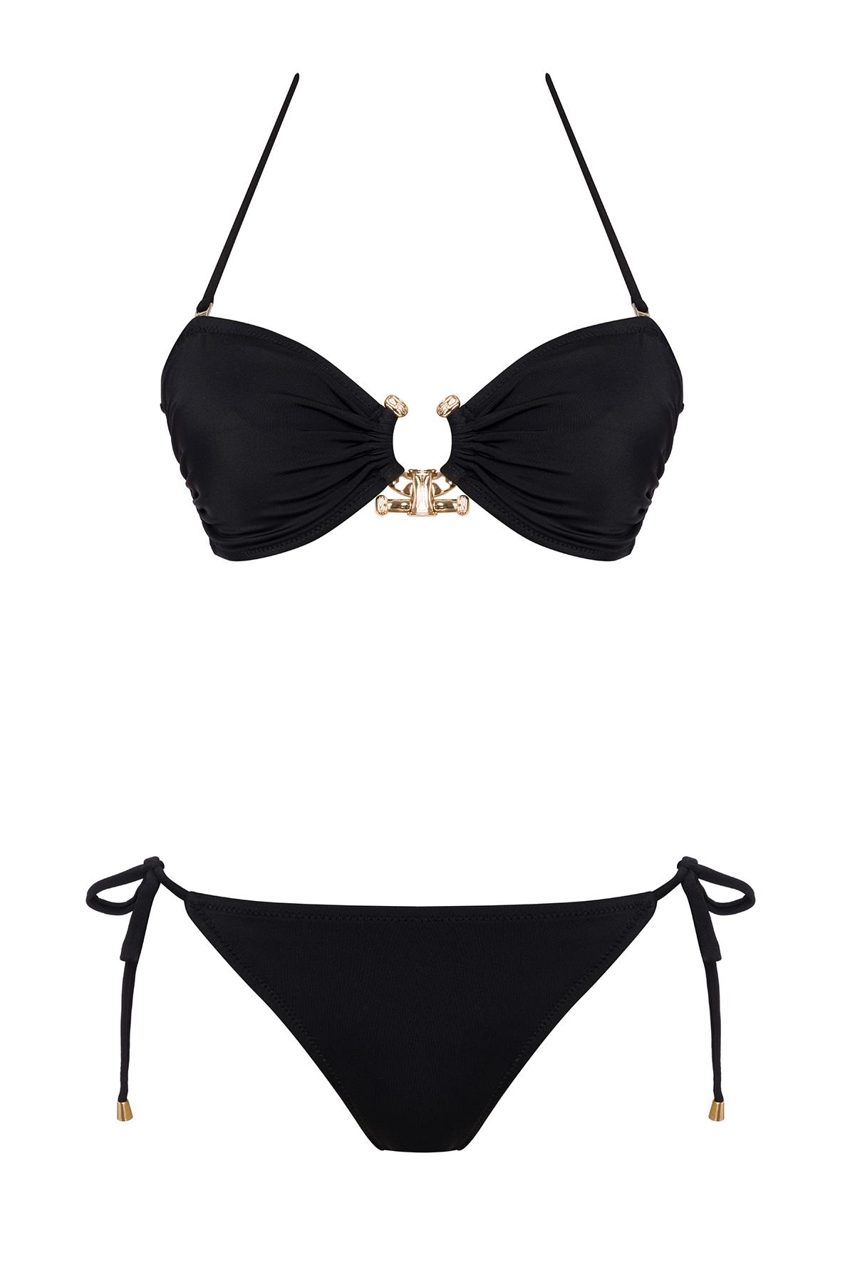 Straplez Aksesuar Brezilya Bikini Takım 