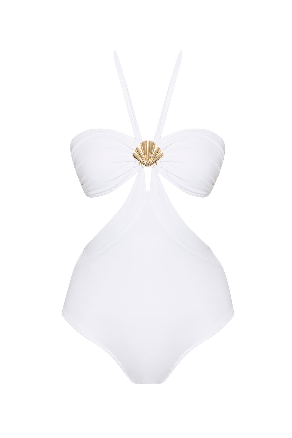 Straplez Aksesuarlı Mayokini 