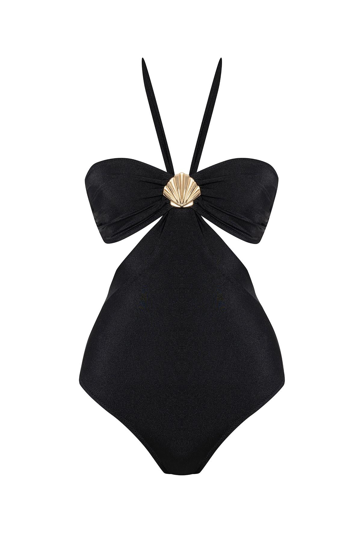 Straplez Aksesuarlı Mayokini 