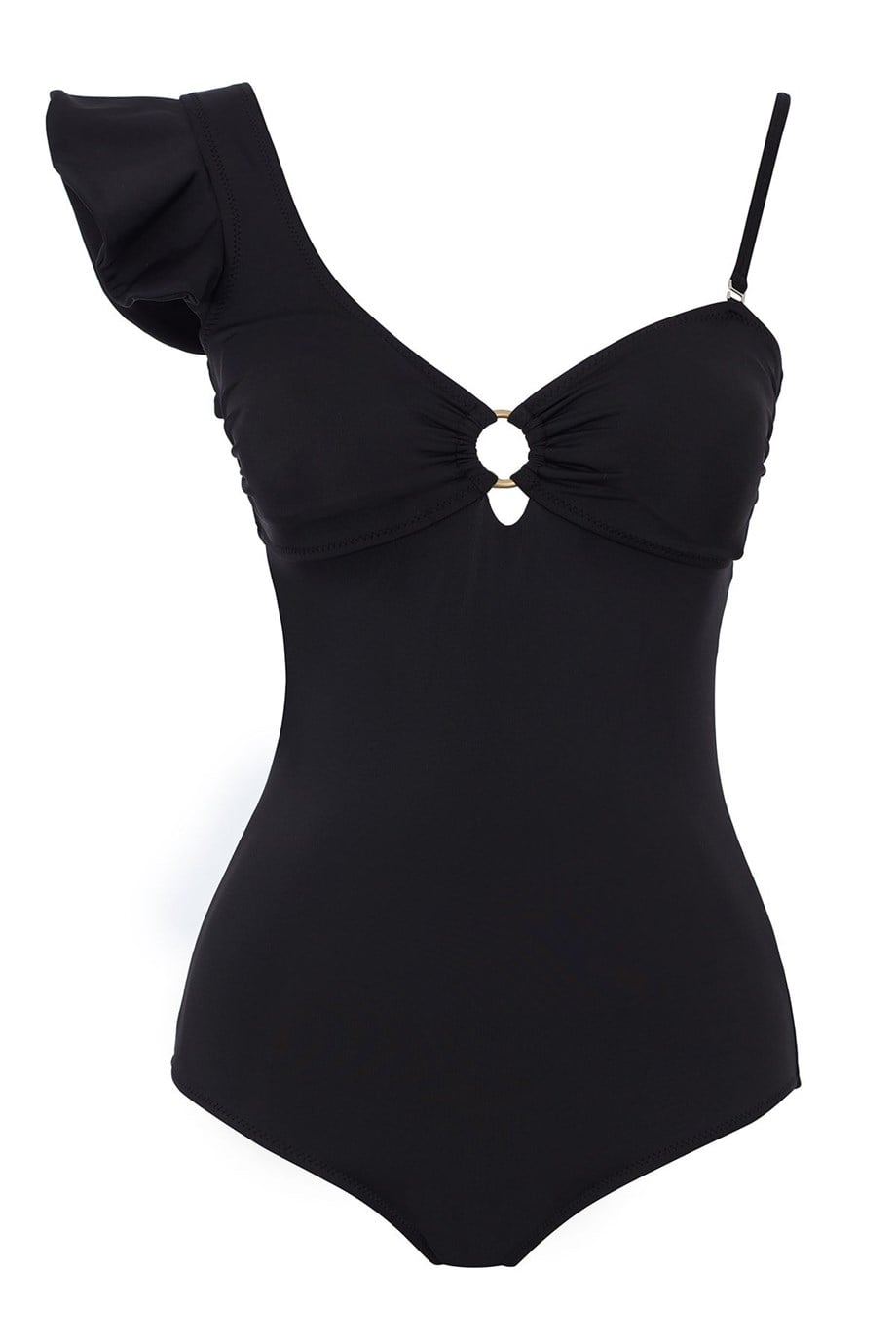 Tek Omuz Volanlı Mayo