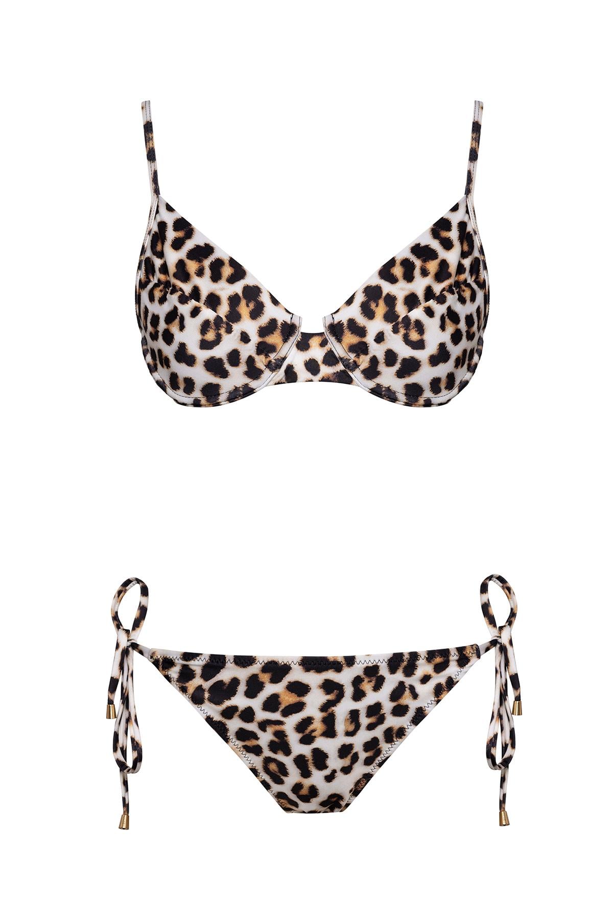 Telli Balenli Çıkarılabilir Destekli Bikini Takım 