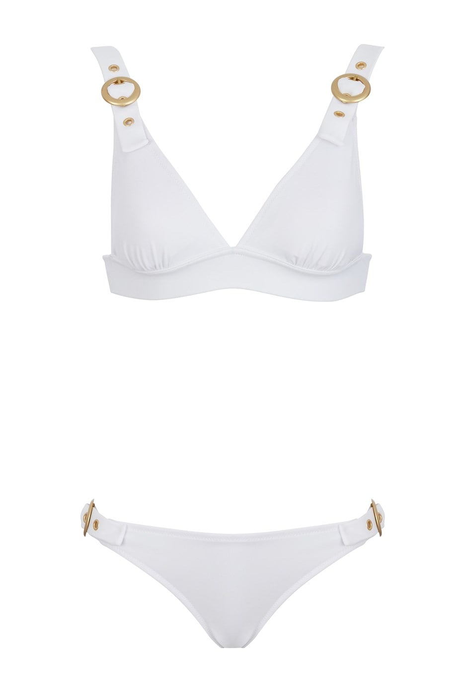 Üçgen Aksesuarlı Bikini Takım