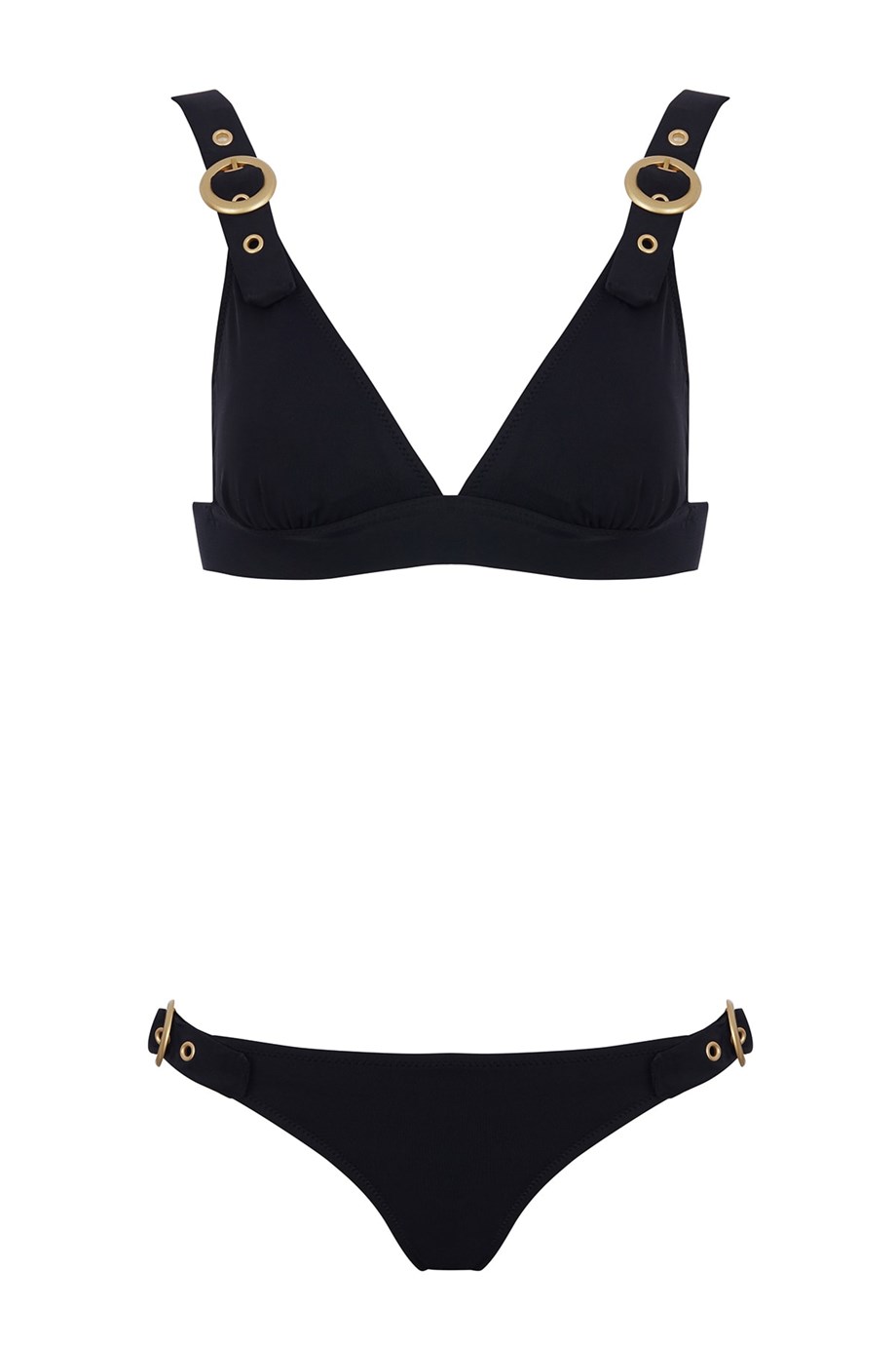 Üçgen Aksesuarlı Bikini Takım
