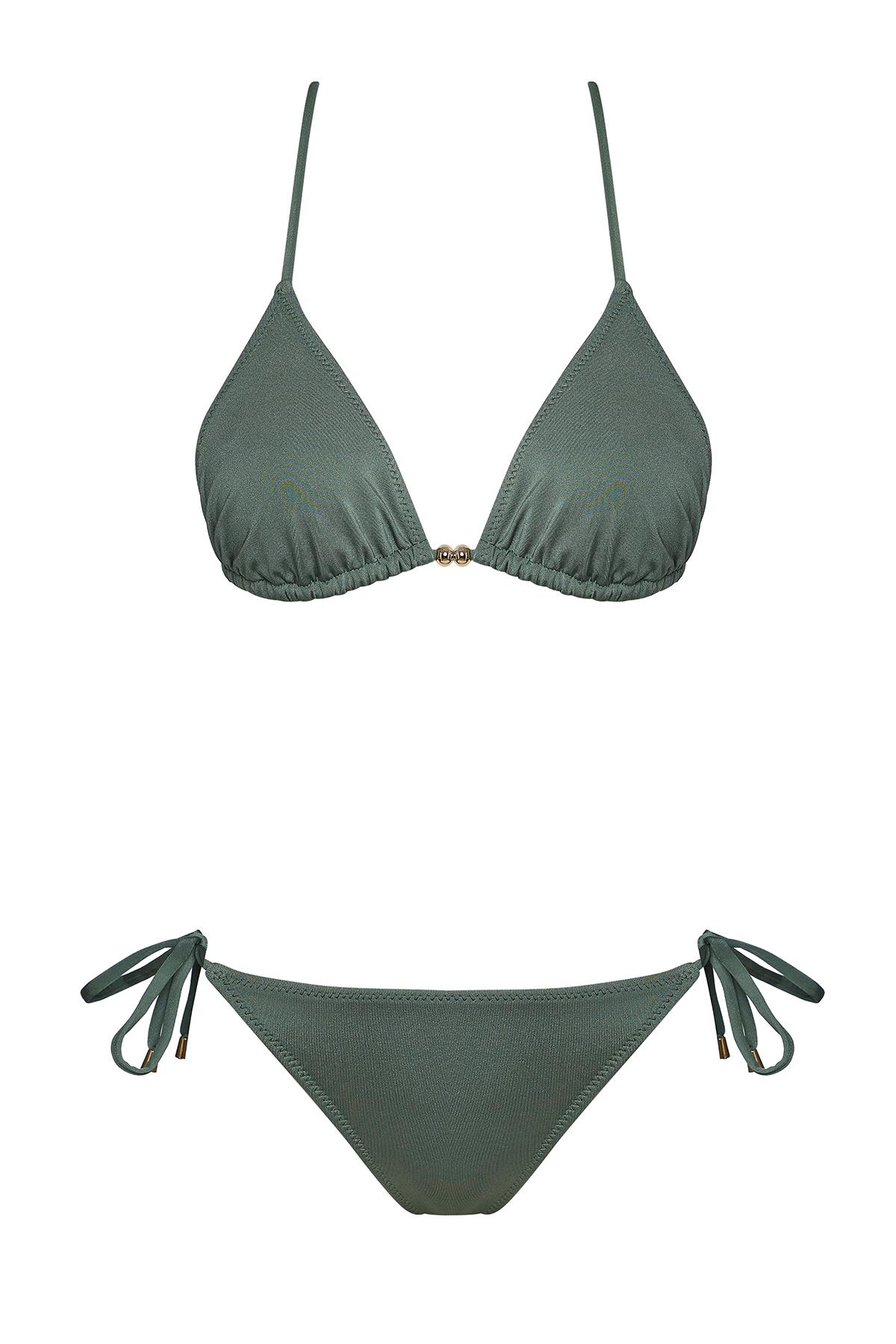 Üçgen Brezilya Bikini Takım 