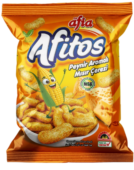 AFİA AFİTOS PEYNİR AROMALI MISIR ÇEREZİ 50GR