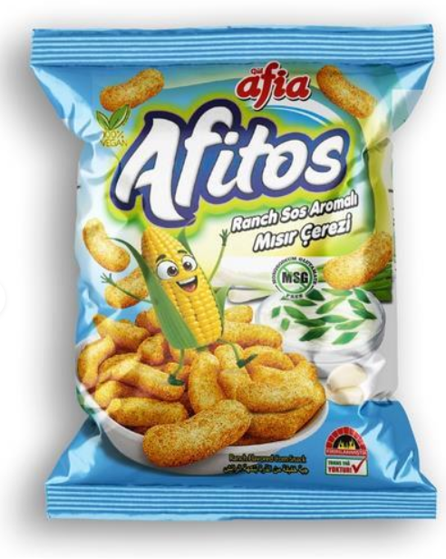 AFİA AFİTOS RANCH SOS AROMALI MISIR ÇEREZİ 50 GR