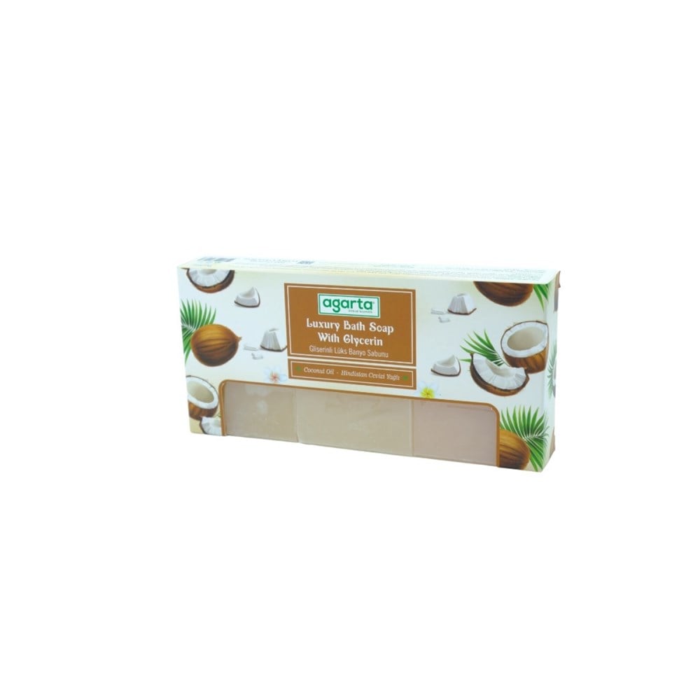 AGARTA BANYO SABUNU HİND. CEVİZİ 150G 3 LÜ