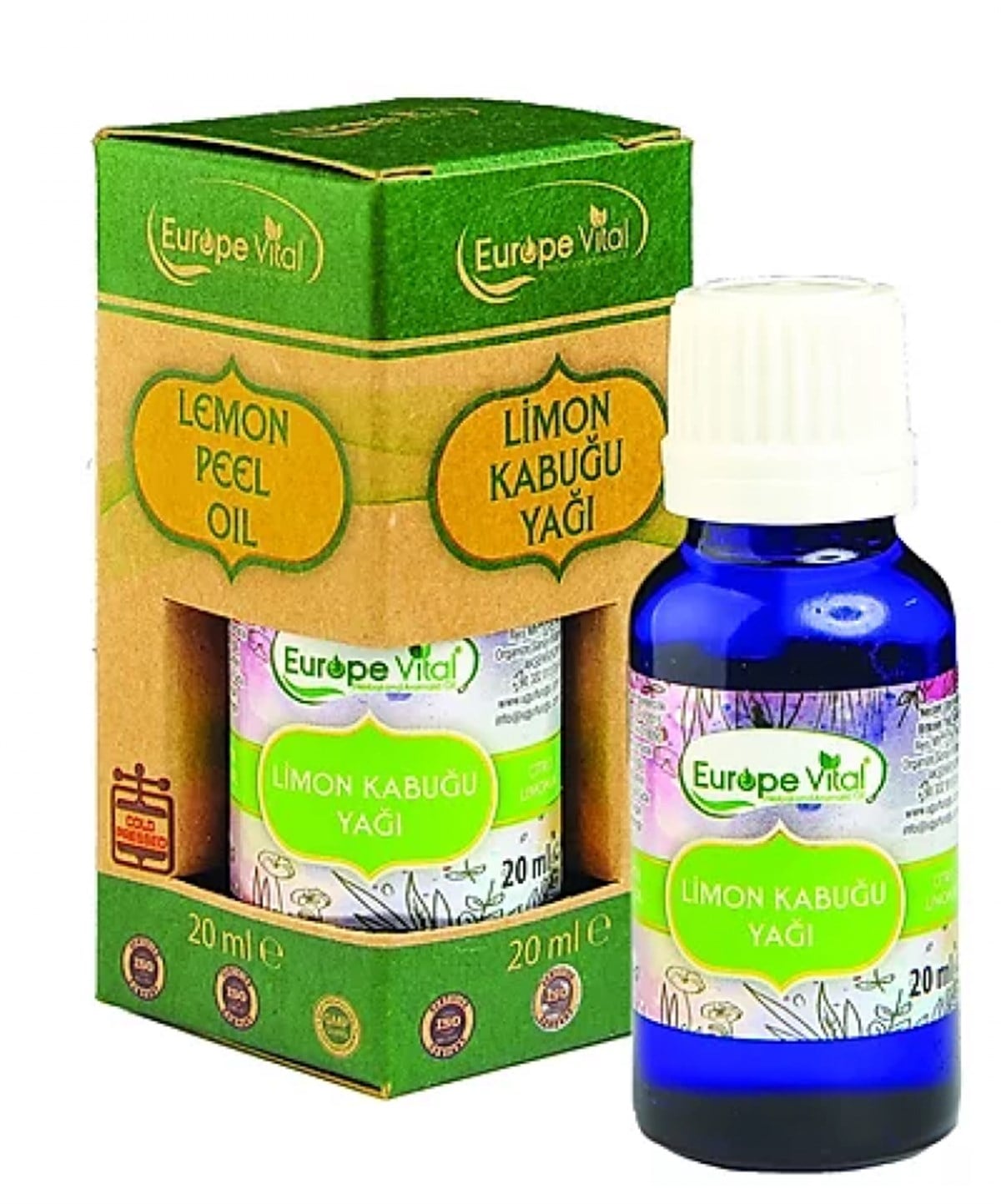 EUROPE VİTAL LİMON KABUĞU YAĞI 20ML