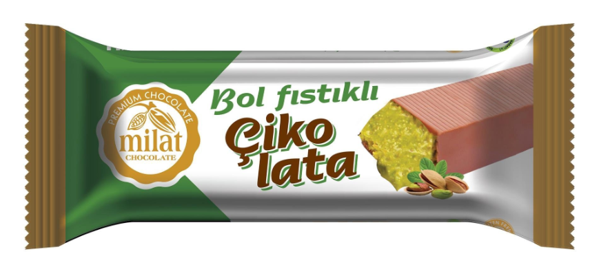 MİLAT FISTIK DOLGULU ÇİKOLATA 25 GR