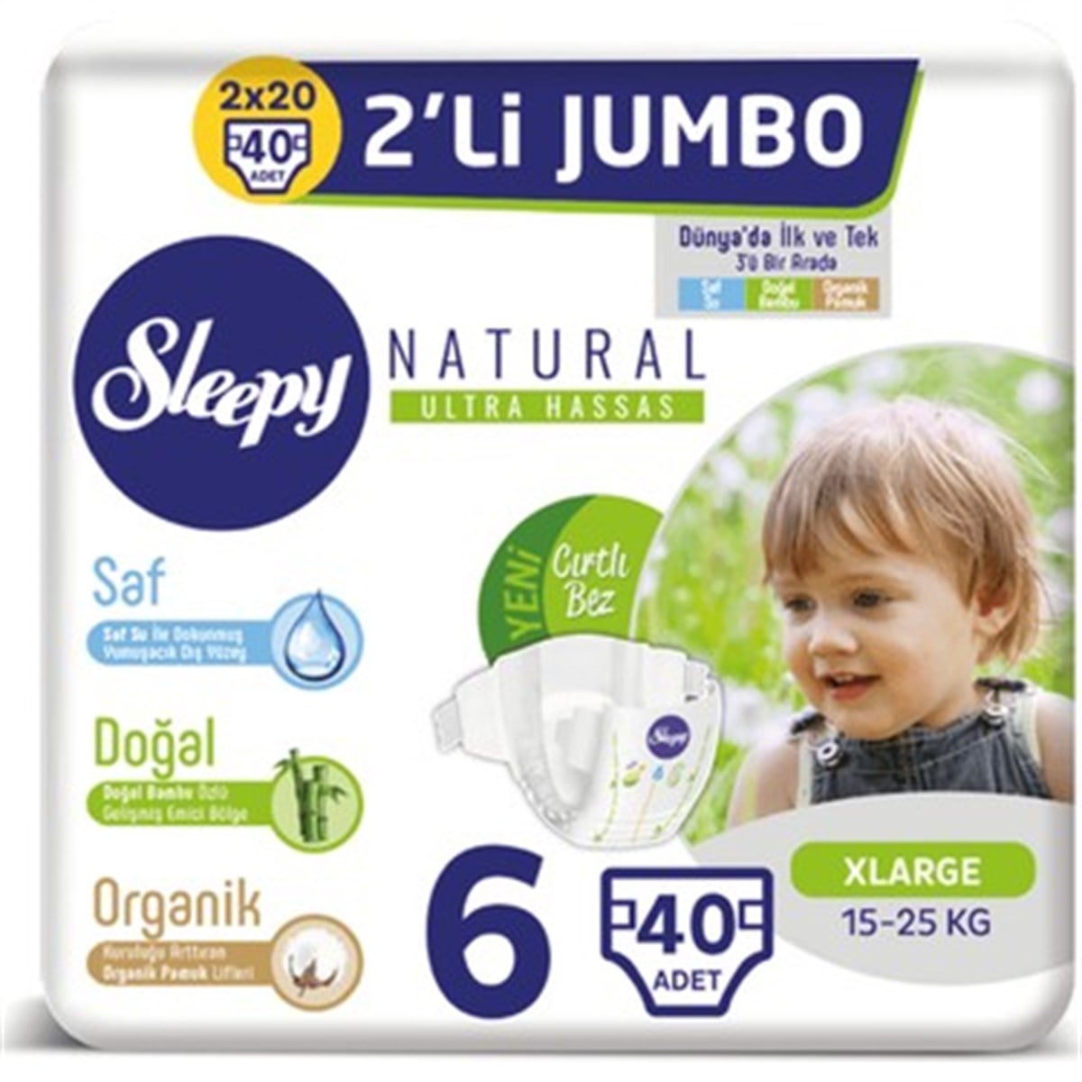 SLEEPY JUMBO 2 Li  XLARGE 15-25 KG 6