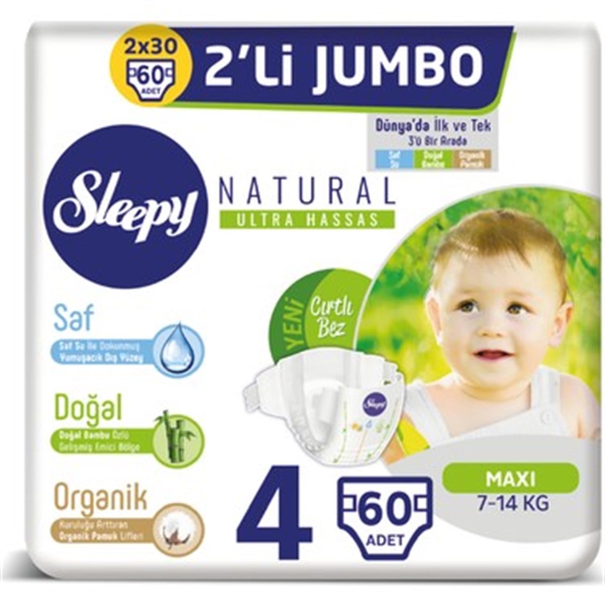 SLEEPY JUMBO 2'Lİ MAXI 7-14 KG 4