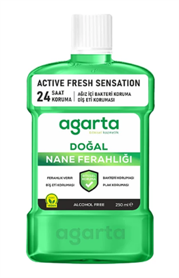 AGARTA AĞIZ BAKIM SUYU NANE FERAHLIĞI 250 ML