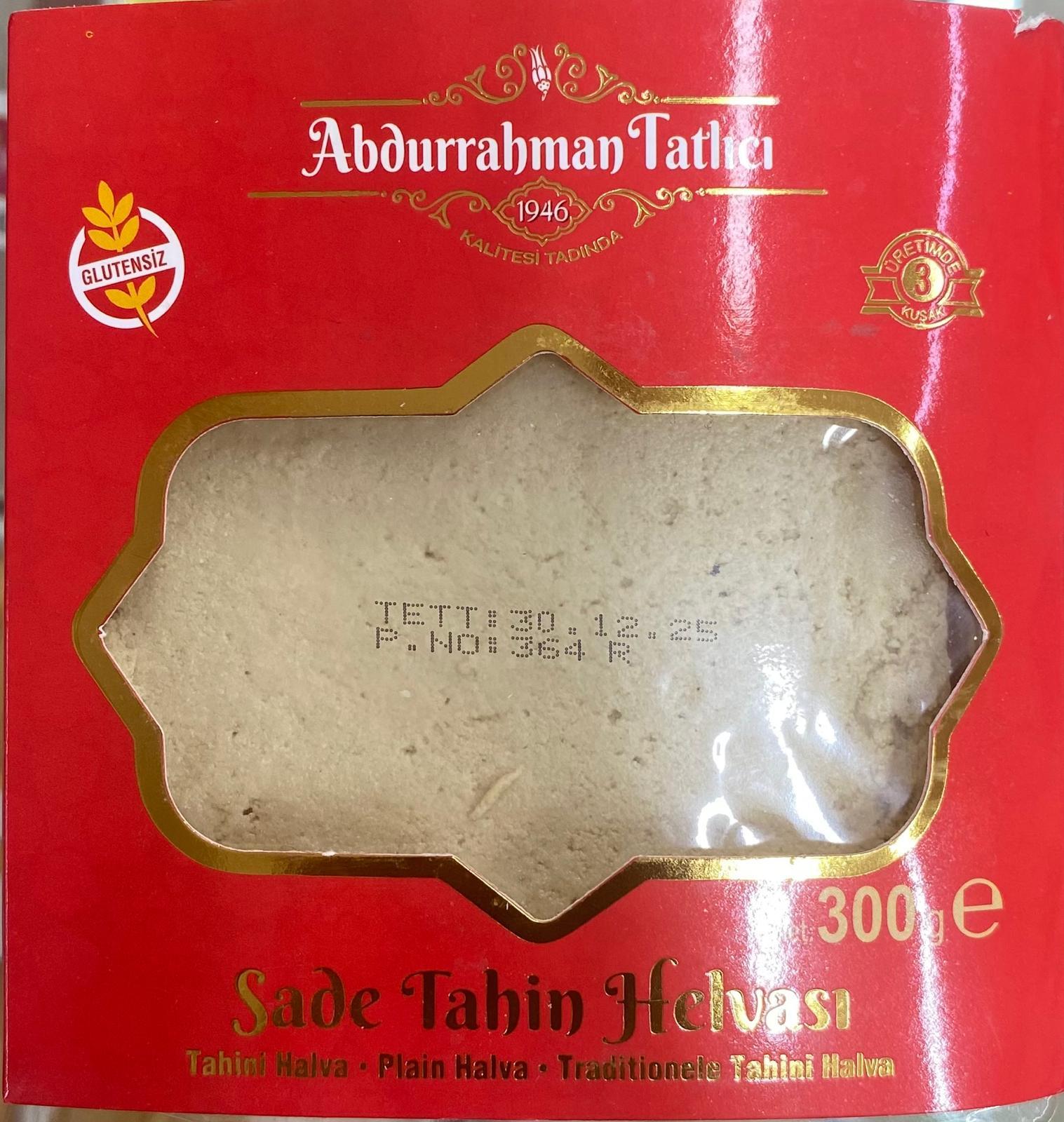 A.TATLICI SADE TAHİN HELVASI 300 GR