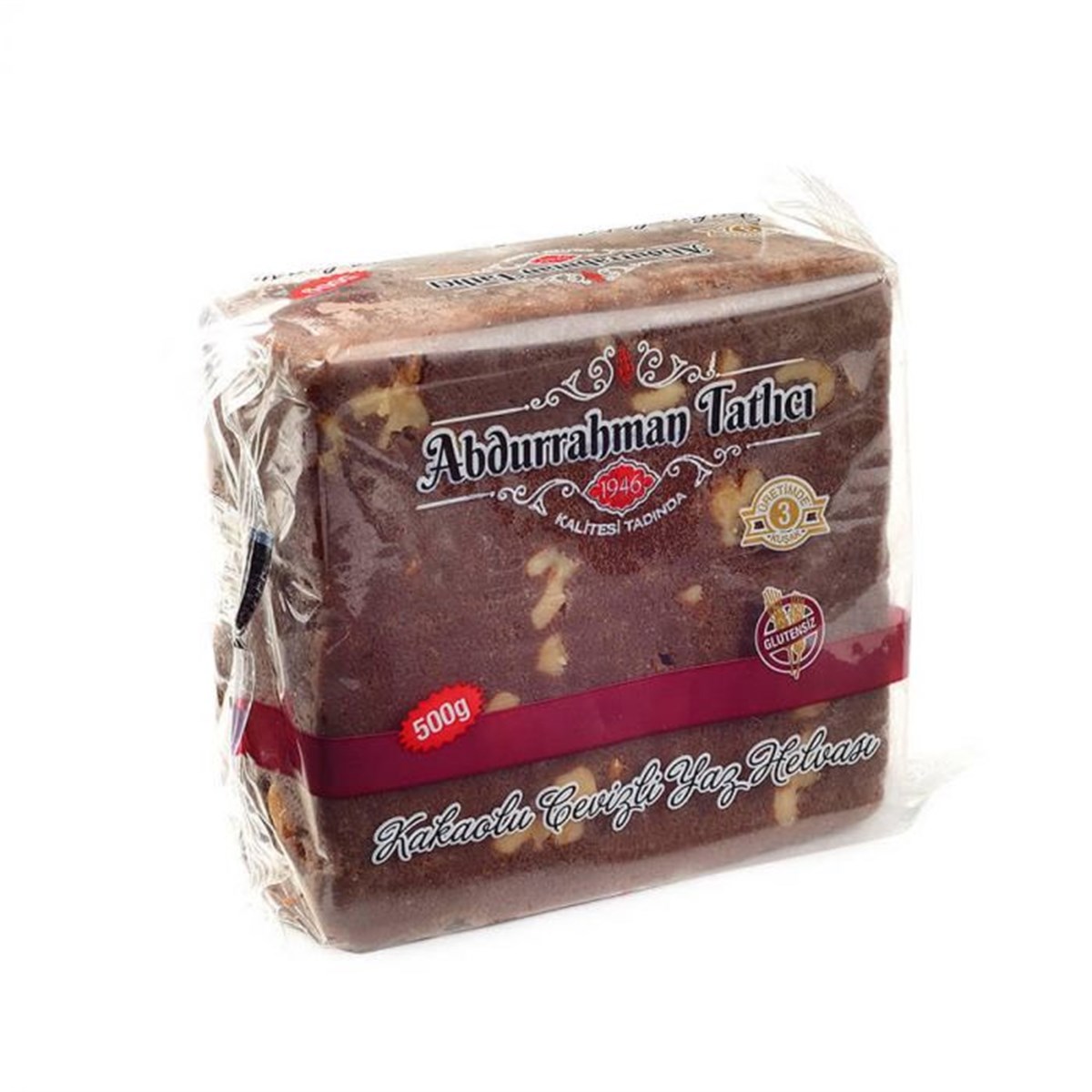 A.TATLICI KAKAOLU CEVİZLİ YAZ HELVASI 500G 