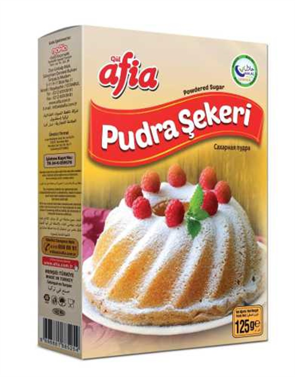 AFİA PUDRA ŞEKERİ 125GR