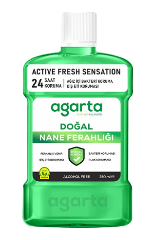 AGARTA AĞIZ BAKIM SUYU NANE FERAHLIĞI 250 ML