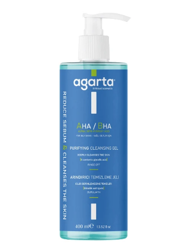 AGARTA AHA/BHA ARINDIRICI YÜZ TEMİZLEME JELİ 400 ML