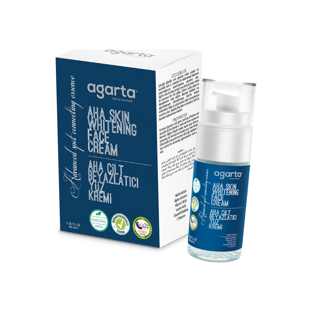 AGARTA CİLT BEYAZLATICI YÜZ KREMİ 40ML