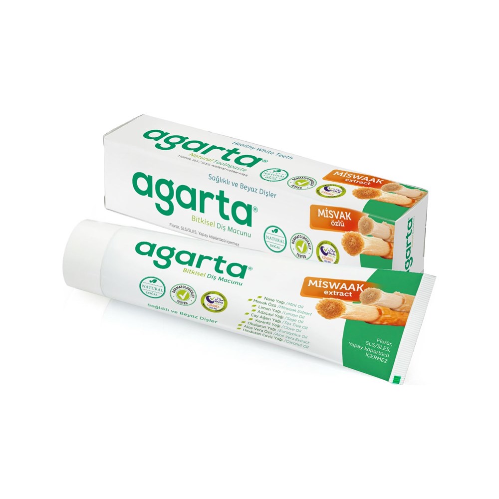 AGARTA MİSVAK ÖZLÜ DİŞ MACUNU 100 ML