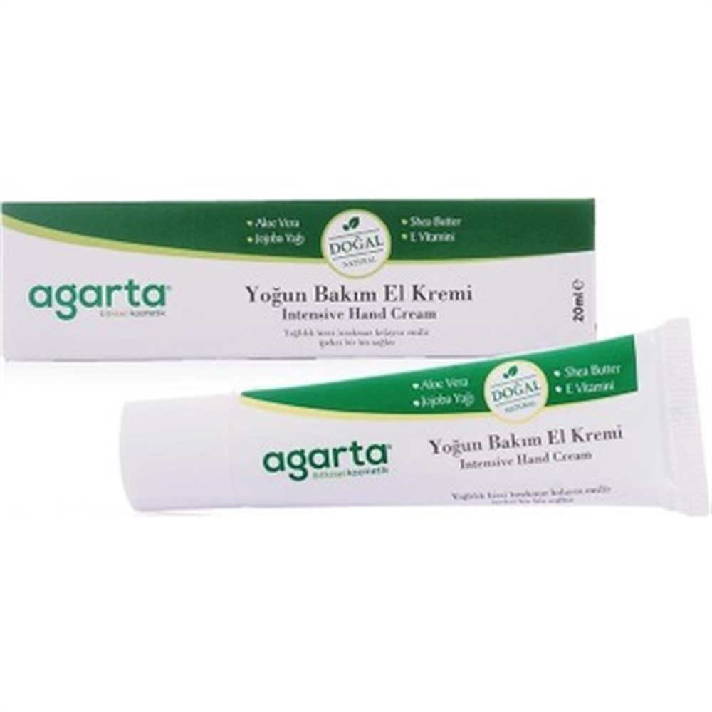 AGARTA YOĞUN BAKIM EL KREM 20 ML