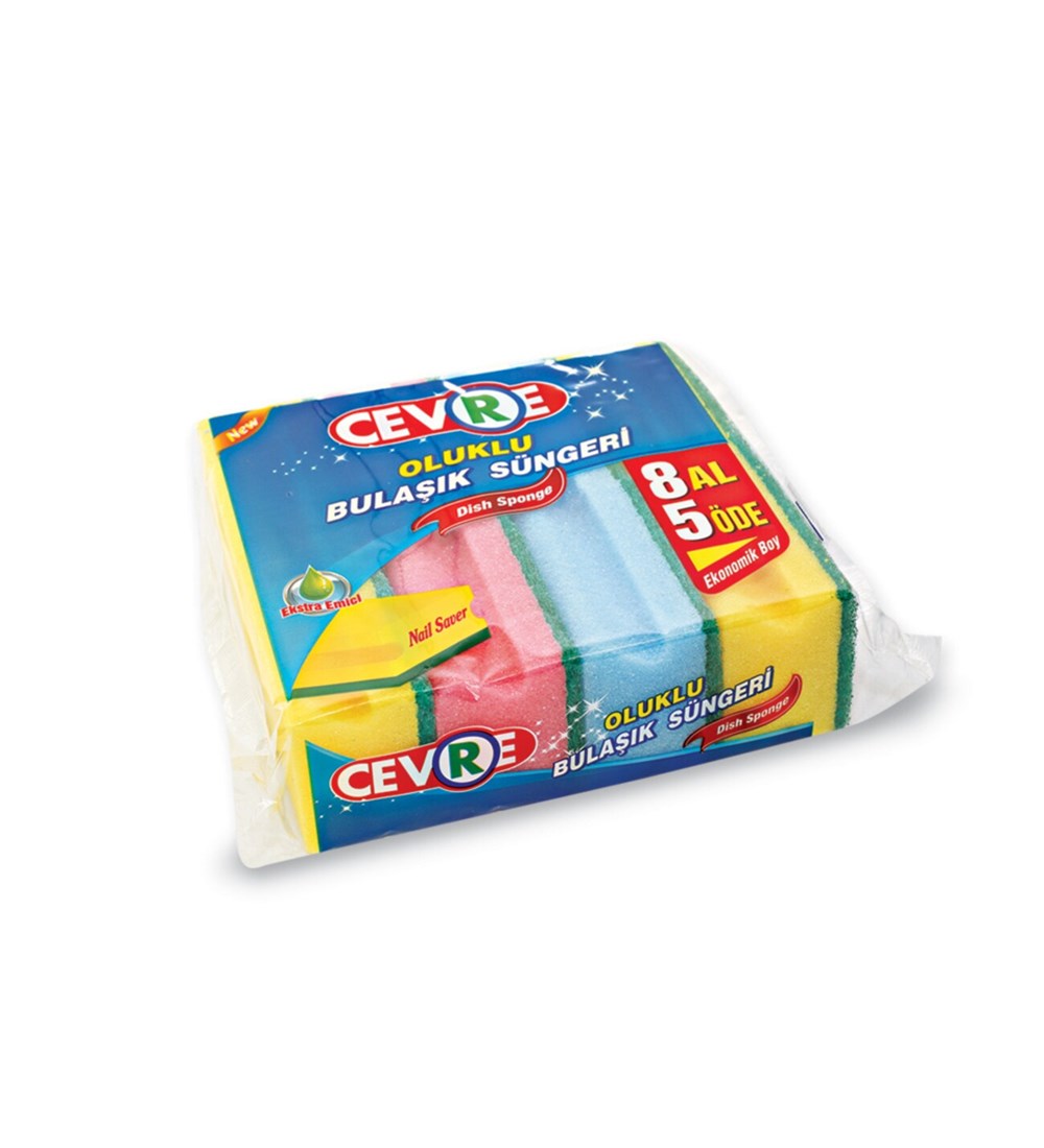 ÇEVRE OLUKLU SÜNGER 8Lİ