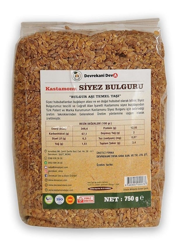DEVREKANİ SİYEZ BULGURU 750 GR