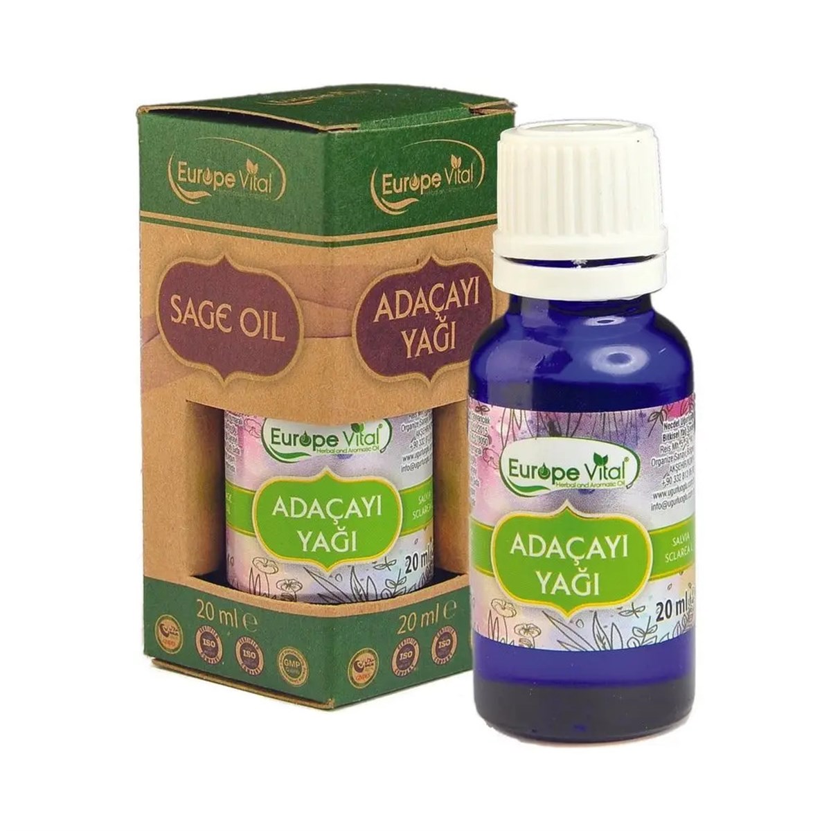 EUROPE VİTAL ADAÇAYI YAĞI 20ML