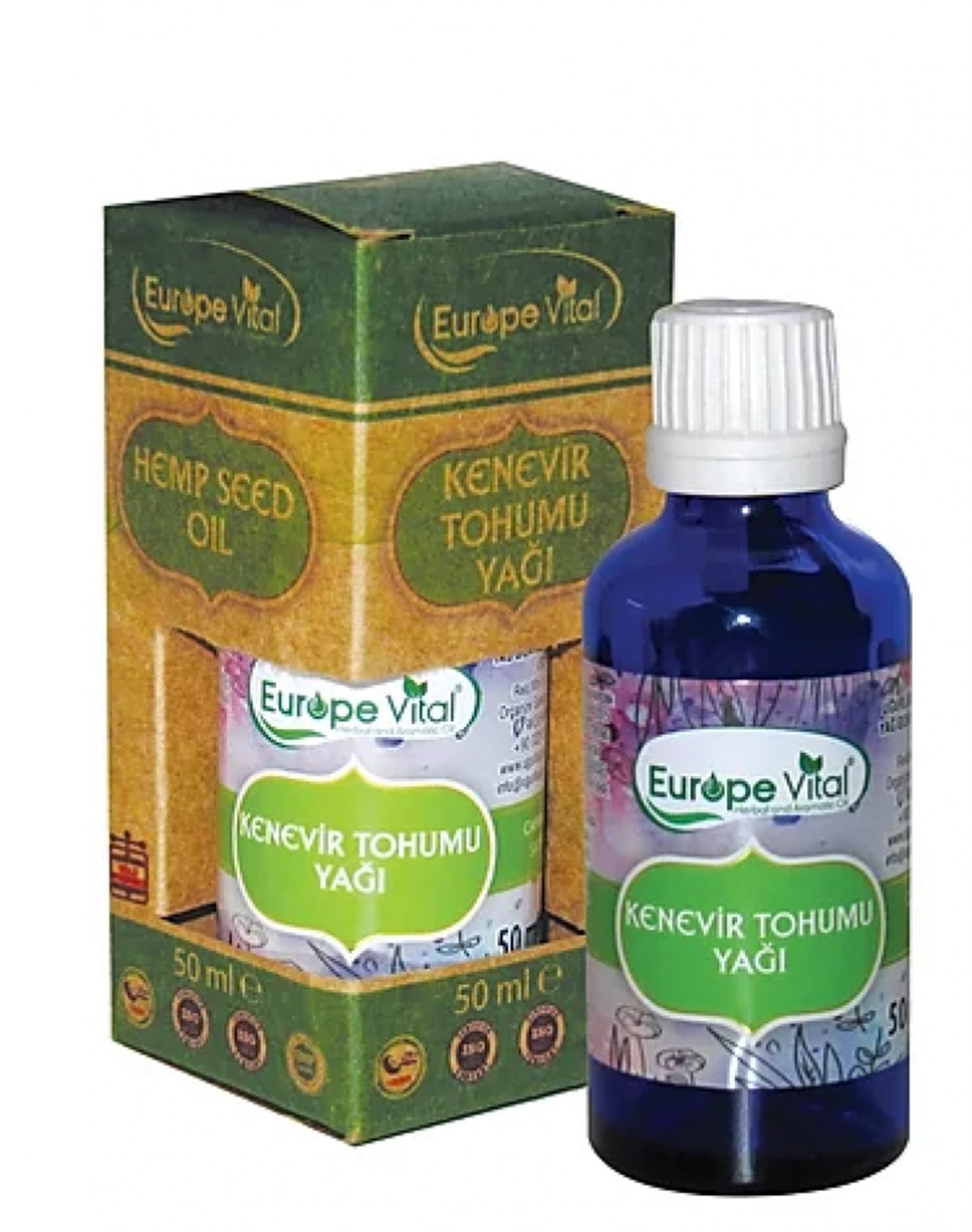 EUROPE VİTAL KENEVİR YAĞI 50 ML