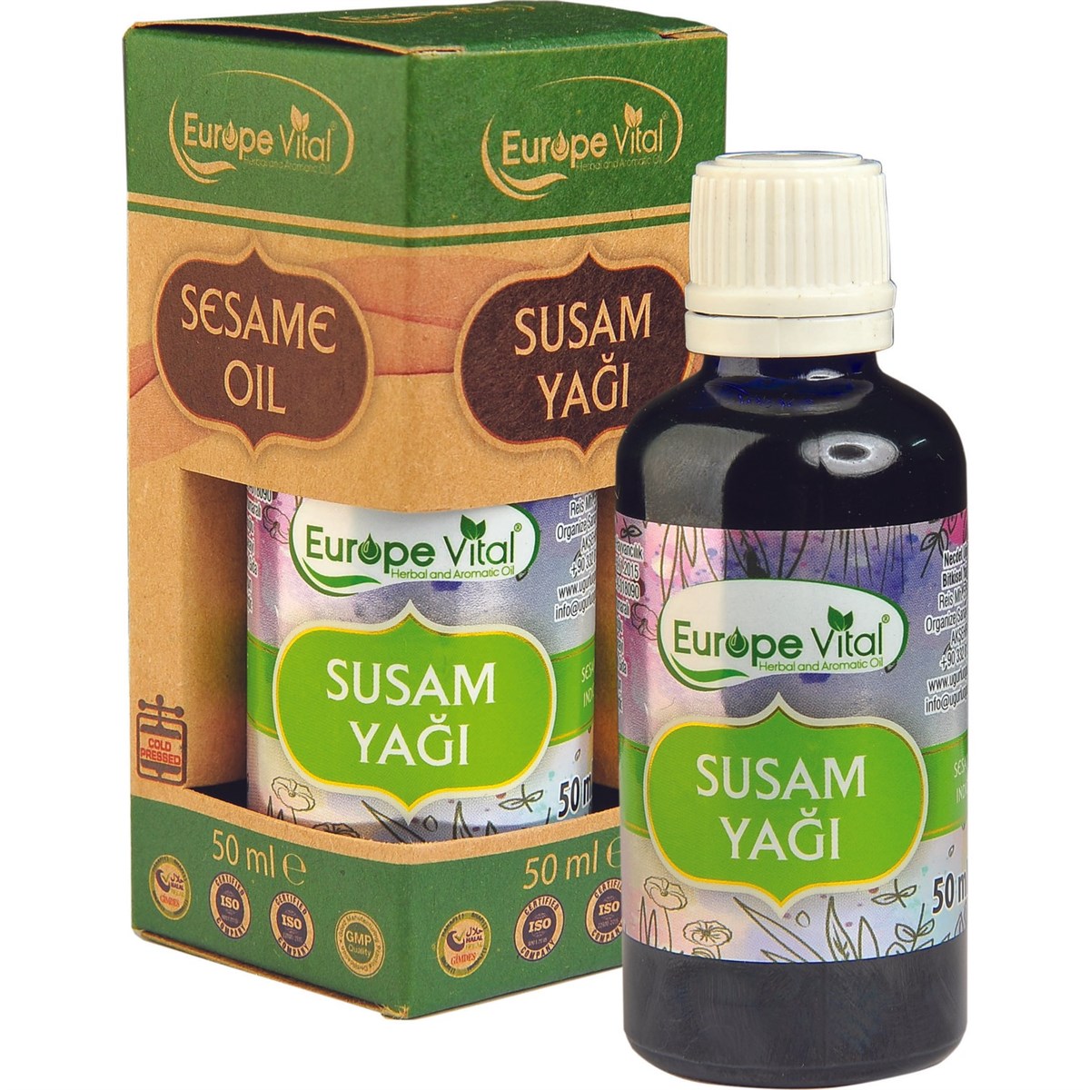 EUROPE VİTAL SUSAM YAĞI 50ML