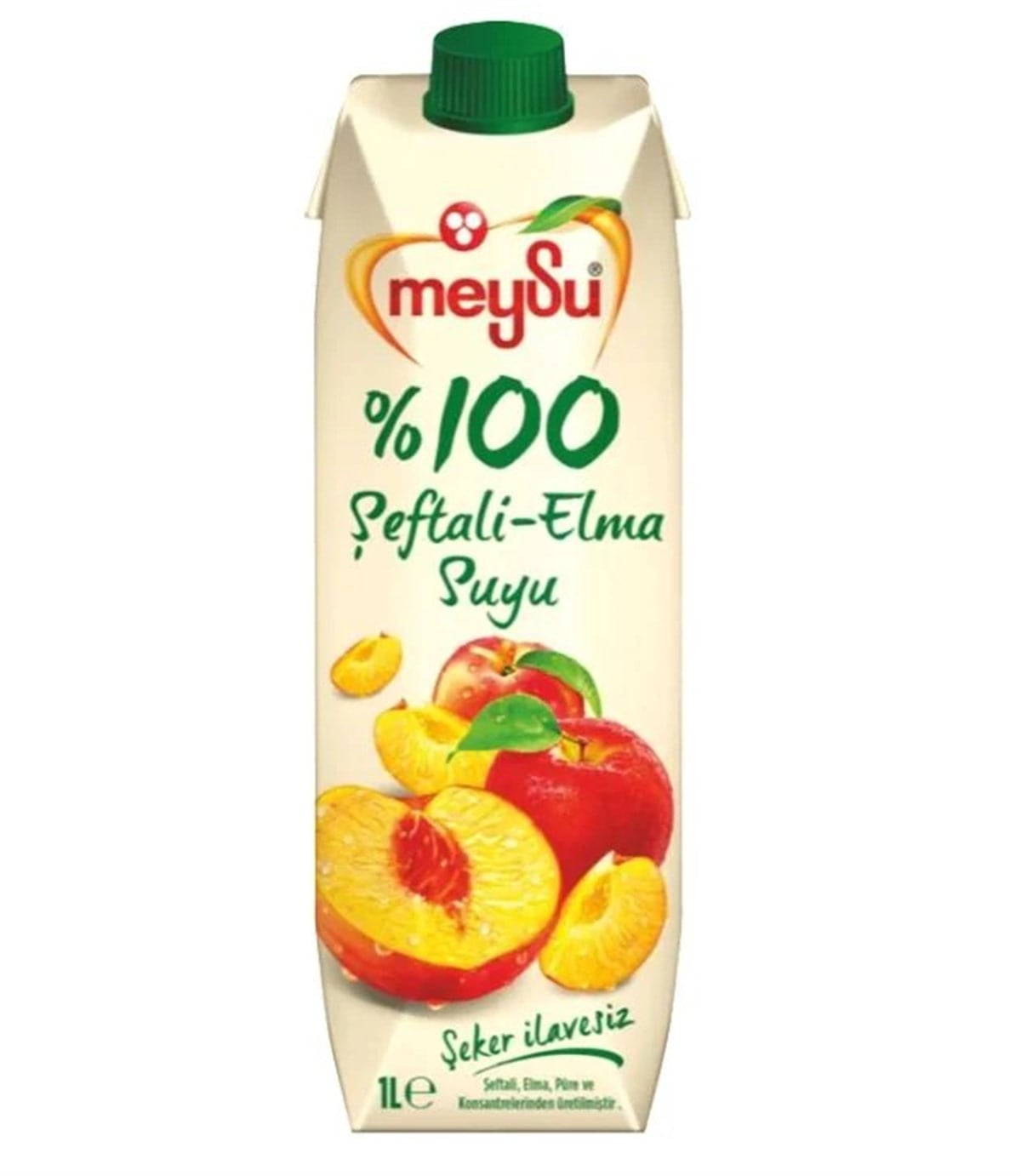 MEYSU %100 ŞEFTALİ-ELMA SUYU 1LT