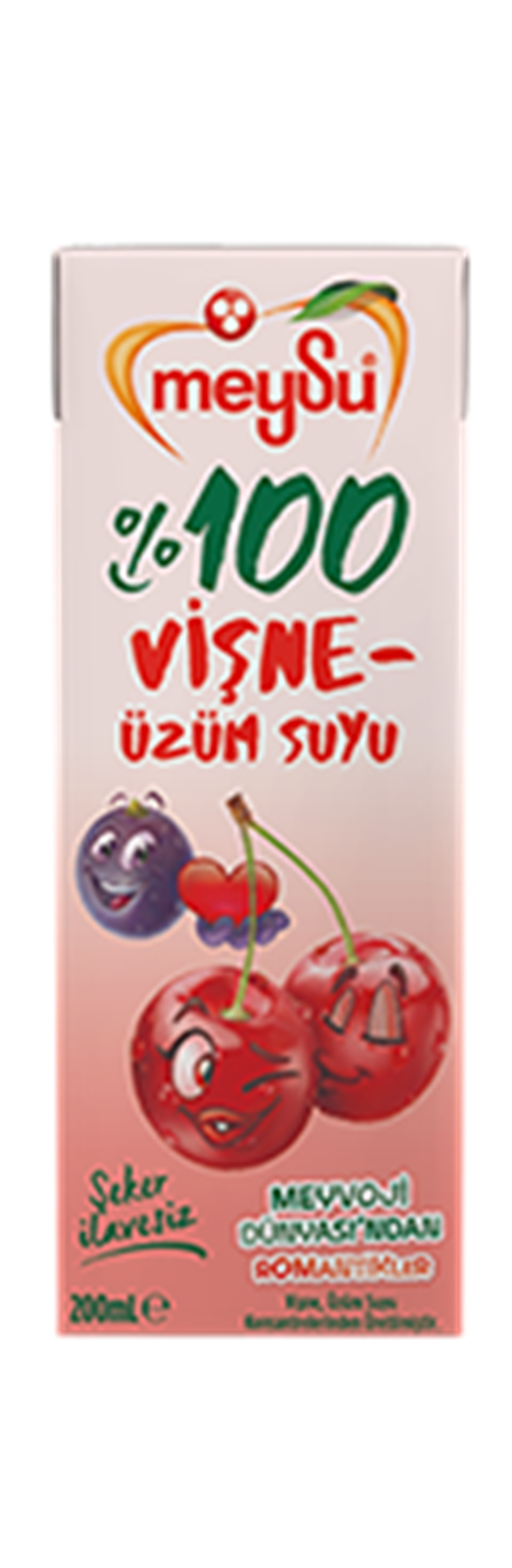 MEYSU %100 VİŞNE/KİRAZ/ÜZÜM SUYU 200ML