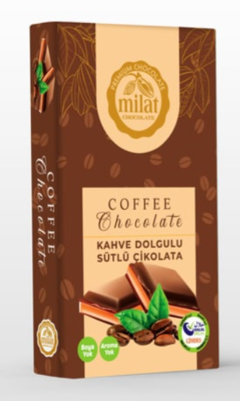 MİLAT KAHVE DOLGULU SÜTLÜ ÇİKOLATA 60 GR