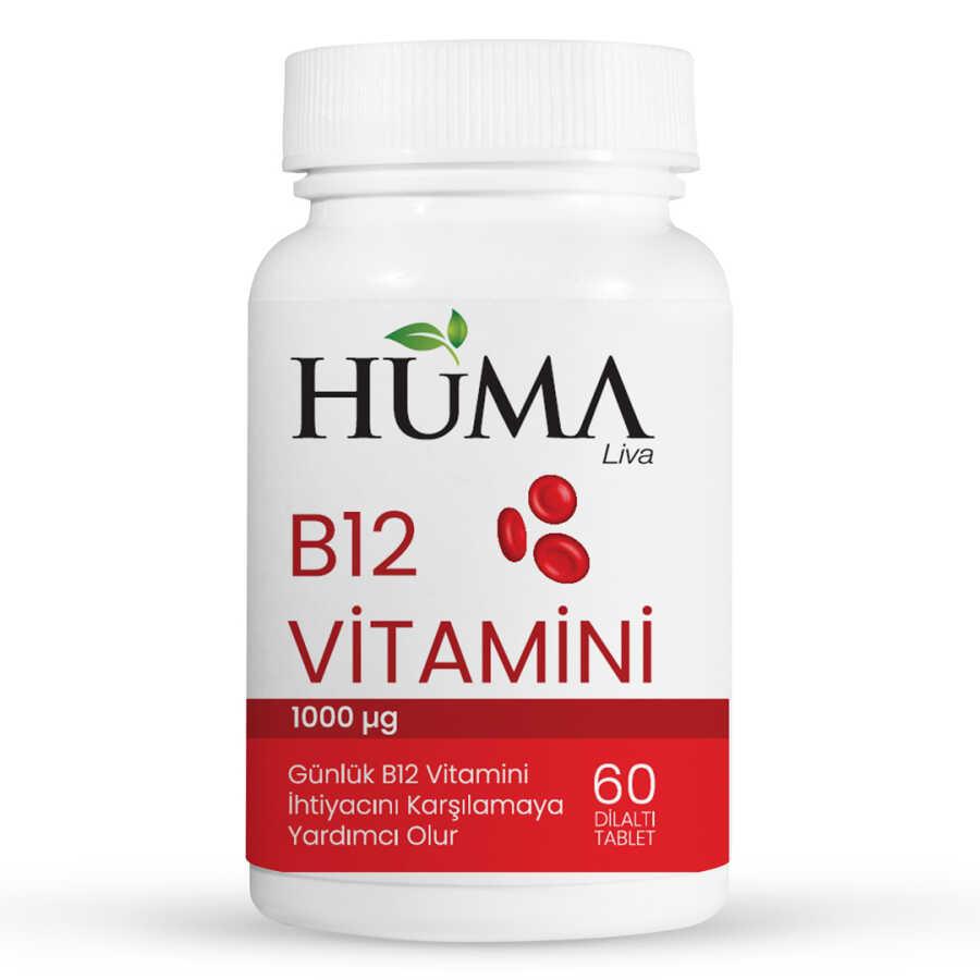 NATURALİVE HÜMA B12 VİTAMİN 60 TABLET