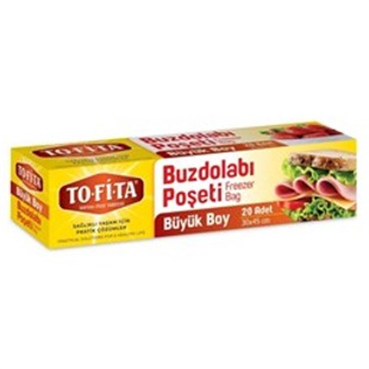 TOFİTA BUZDOLABI POŞETİ  BÜYÜK 20ADT