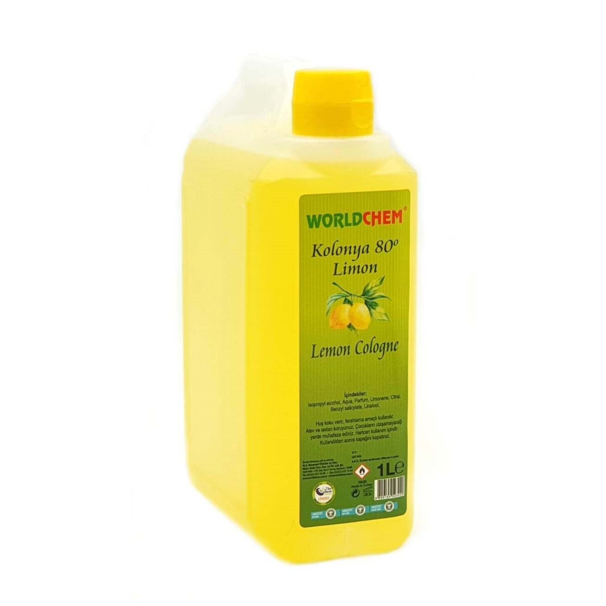 WORLD CHEM LİMON KOLANYASI 1 LT