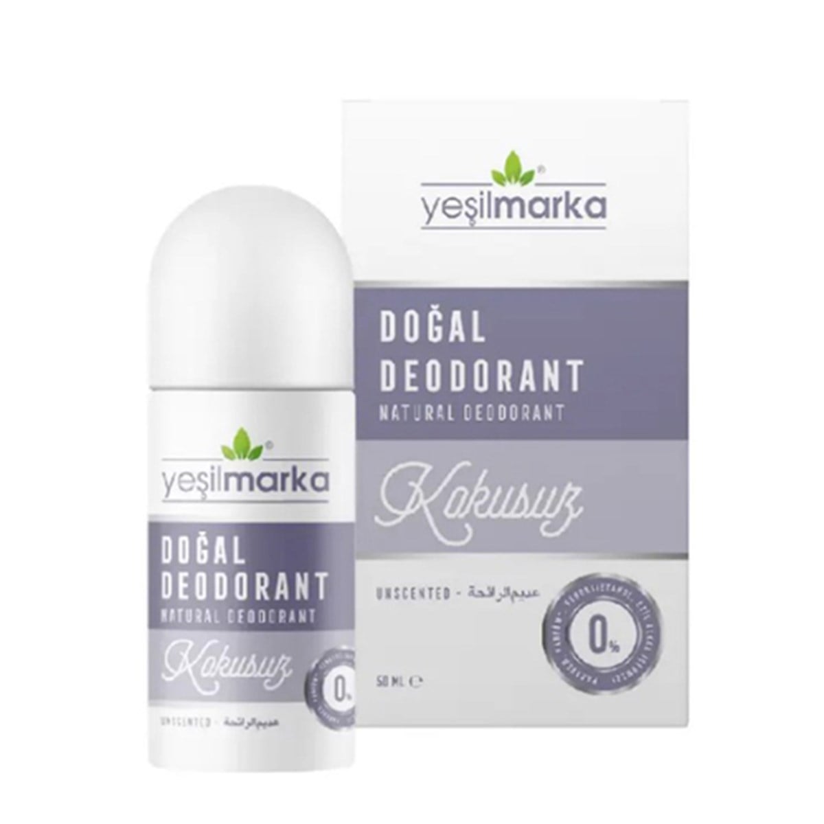 YEŞİL MARKA DEODORANT KOKUSUZ 50ML