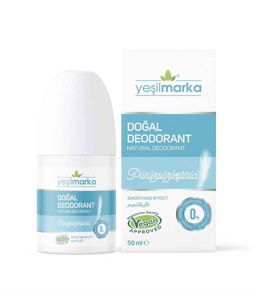 YEŞİL MARKA DEODORANT PÜRÜZSÜZLEŞTİRİCİ 50ML